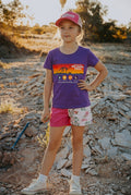 Kids T-Shirt - Australia's Dinosaur Trail (Purple)