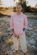 Adults Hoodie (Pink- Kronosaurus Korner)