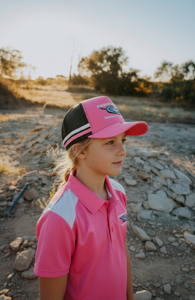 Truckers Cap - Kronosaurus Korner (Pink/Black)