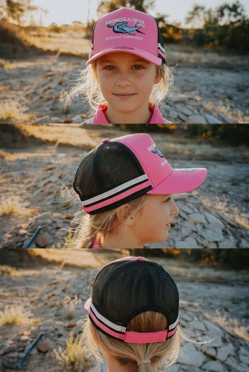 Truckers Cap - Kronosaurus Korner (Pink/Black)