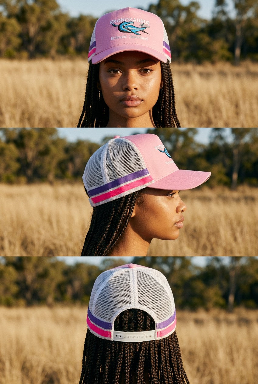 Truckers Cap - Kronosaurus Korner (Pink)