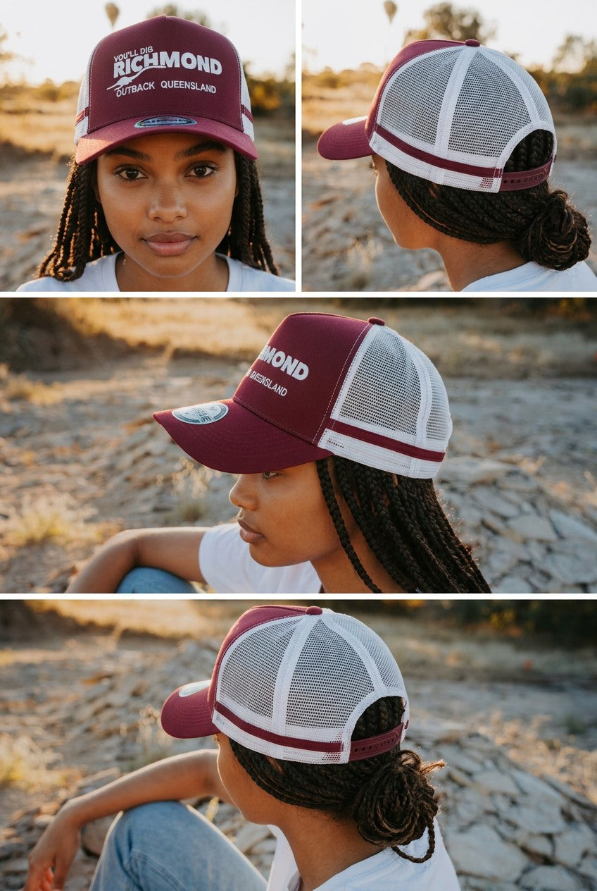 Truckers Cap - You'll Dig Richmond (Maroon)