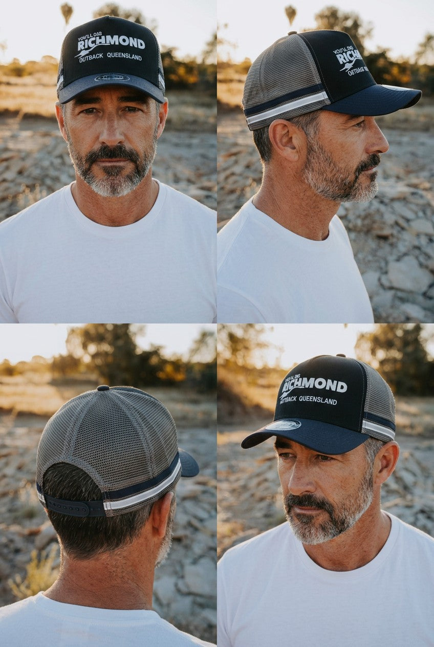 Truckers Cap - You'll Dig Richmond (Navy/Grey)