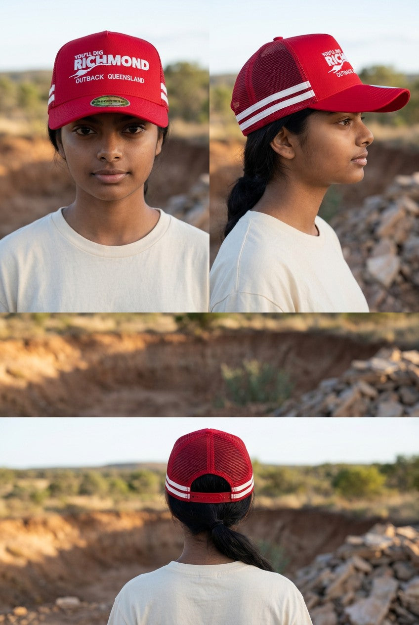 Truckers Cap - You'll Dig Richmond (Red)