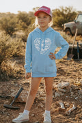 Kids Heart Hoodie (Blue)