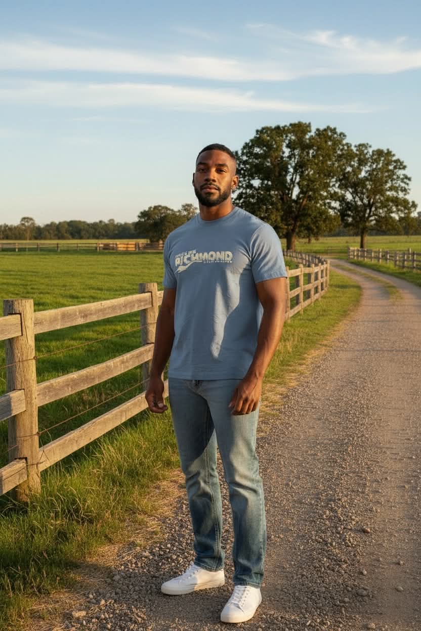 Men's T-Shirt - You'll Dig Richmond (Steel Blue)