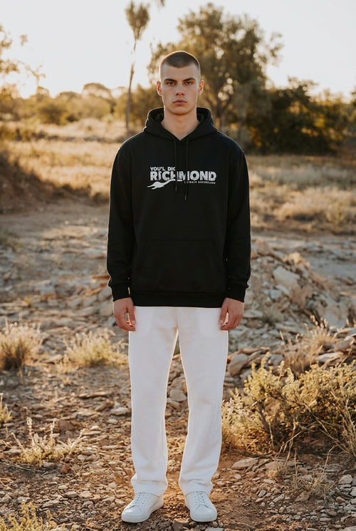 Adults Hoodie (Black - You'll Dig Richmond)